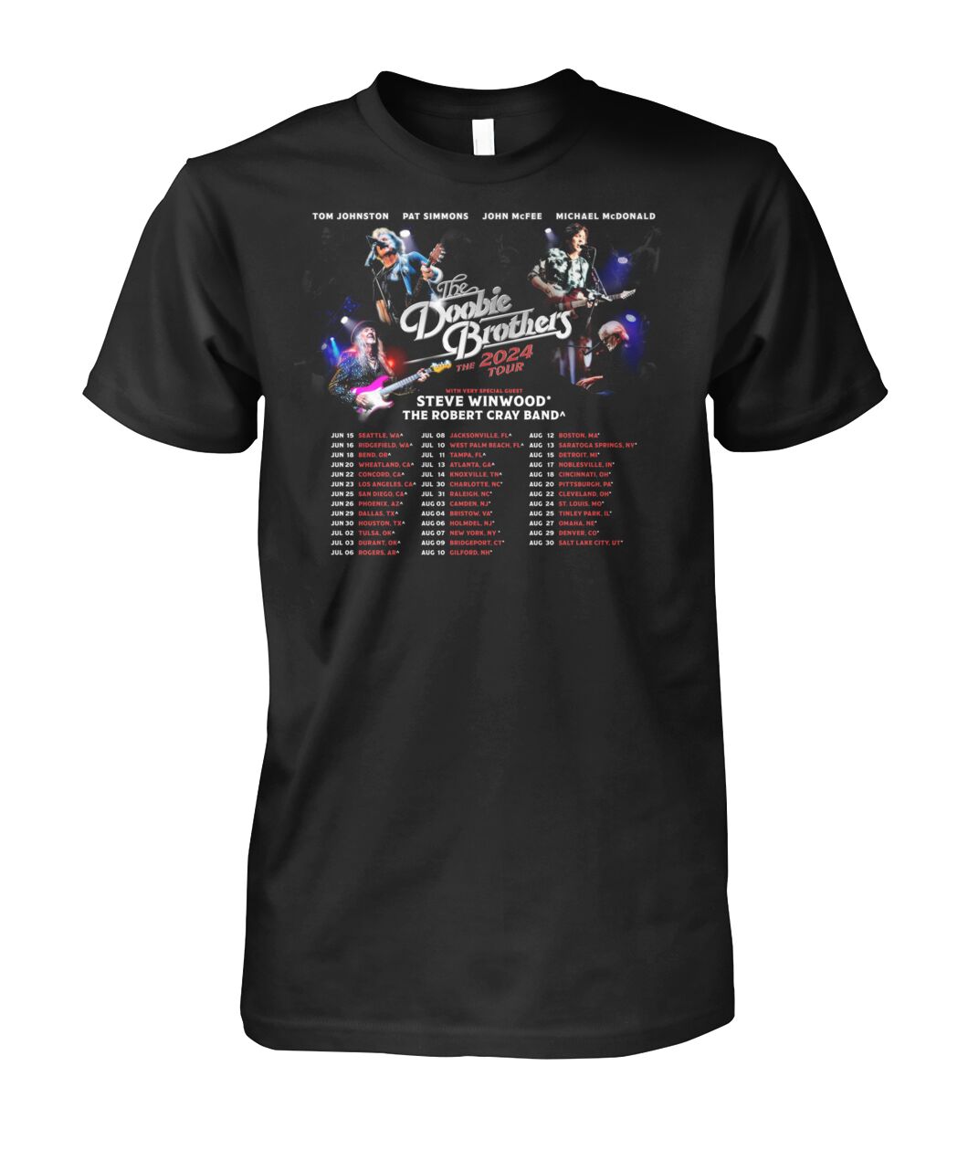 The Doobie Brothers The 2024 Tour Shirt, Premium Shirt