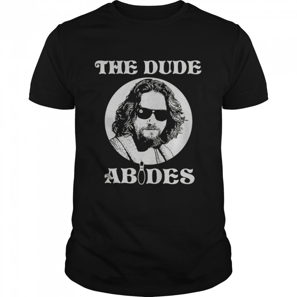 The Dude Abides Big Lebowski Tshirt, Premium Shirt