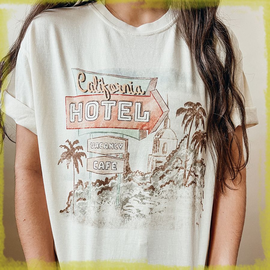 The Eagles Tee, Band Tee, Hotel California Tee
