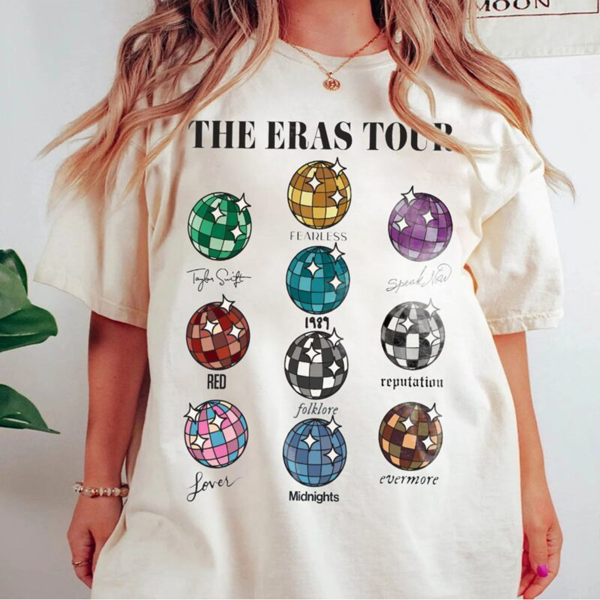 The Eras Tour Disco Ball Swiftie Fan Shirt, Classic Style T-Shirts, Tour Shirt