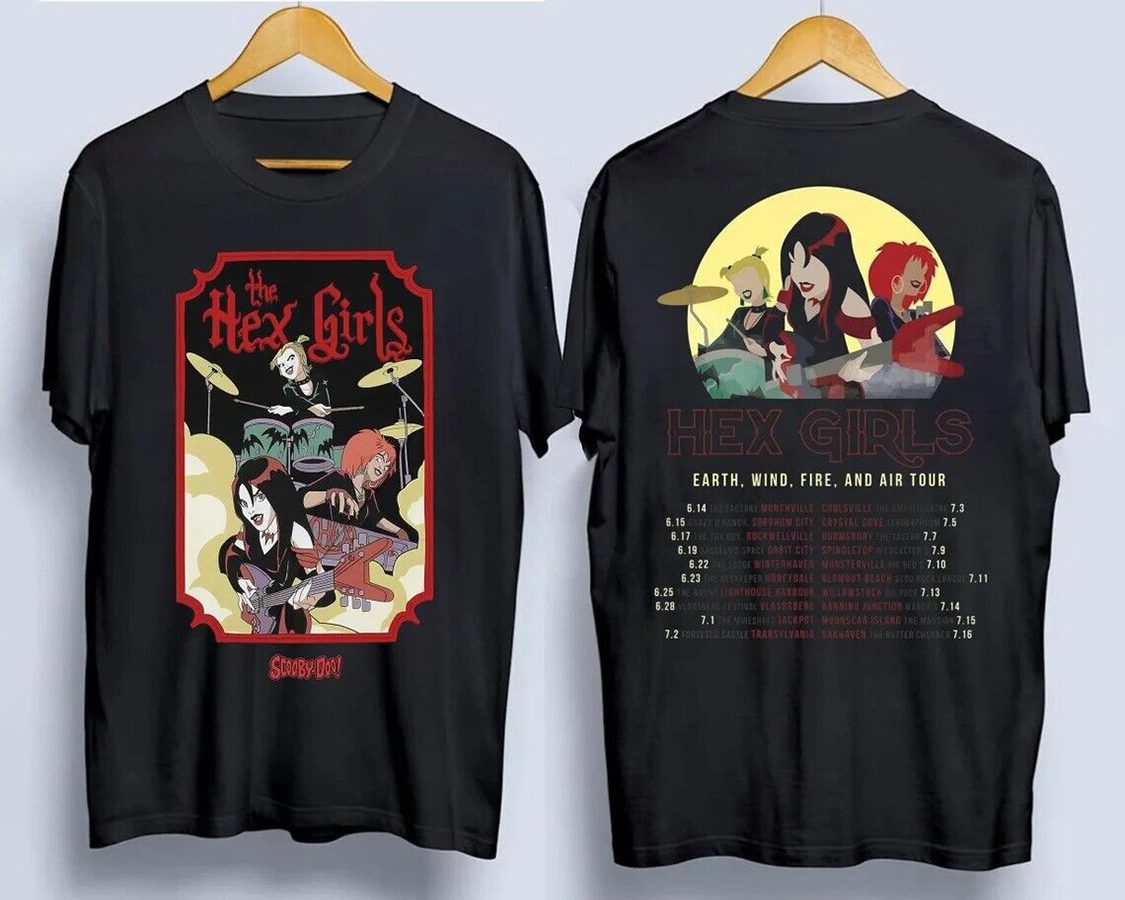 The Hex Girls Tour Shirt, The Hex Girls Rock Band Shirt