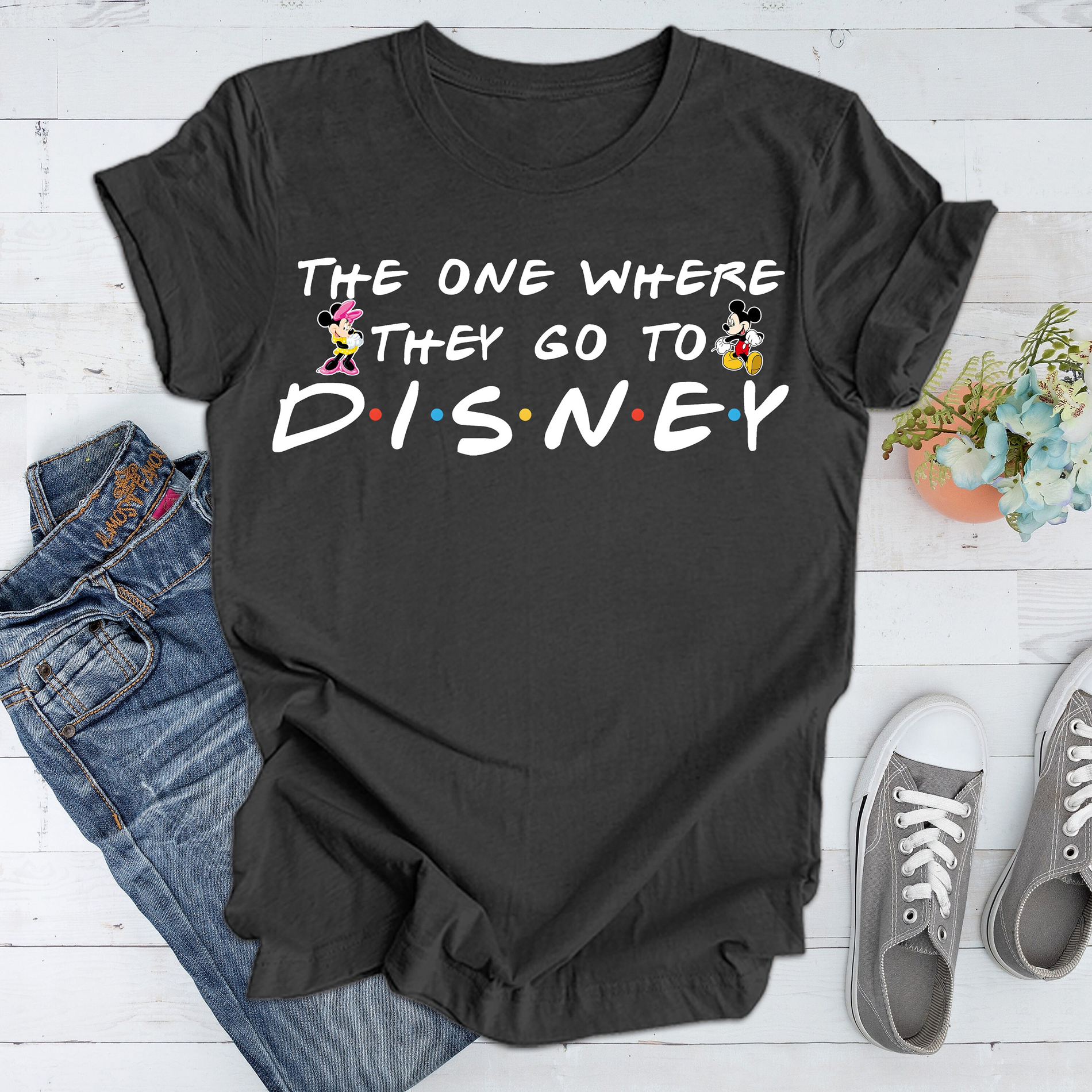 The One Where They Go To Disney T-Shirt, Disney Shirt, Mouse Shirt, Cute Disney Shirt