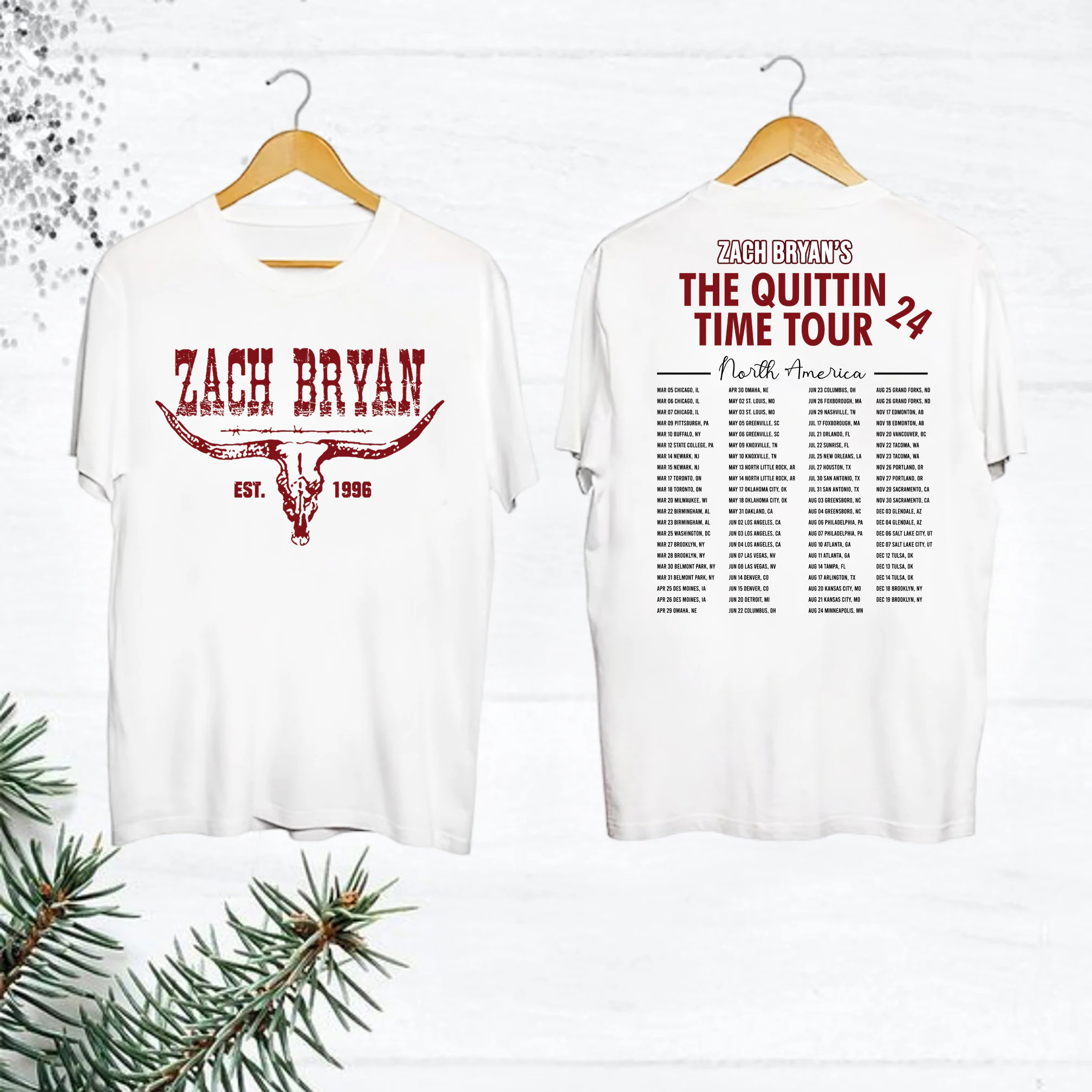 New The Quittin Time Zach Bryan Tour 2024 Shirt