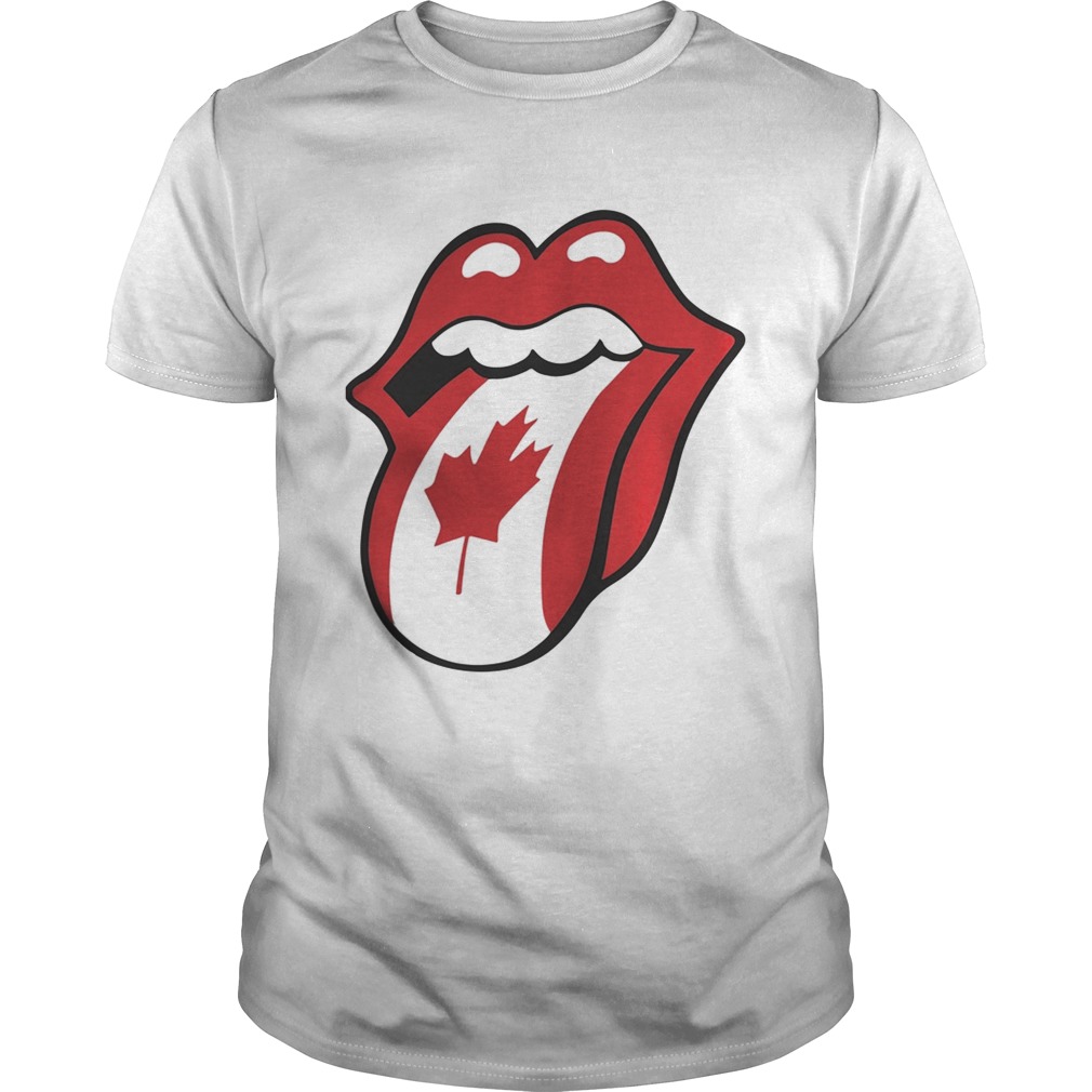 The Rolling Stones Canadian Flag Shirt, Premium Shirt