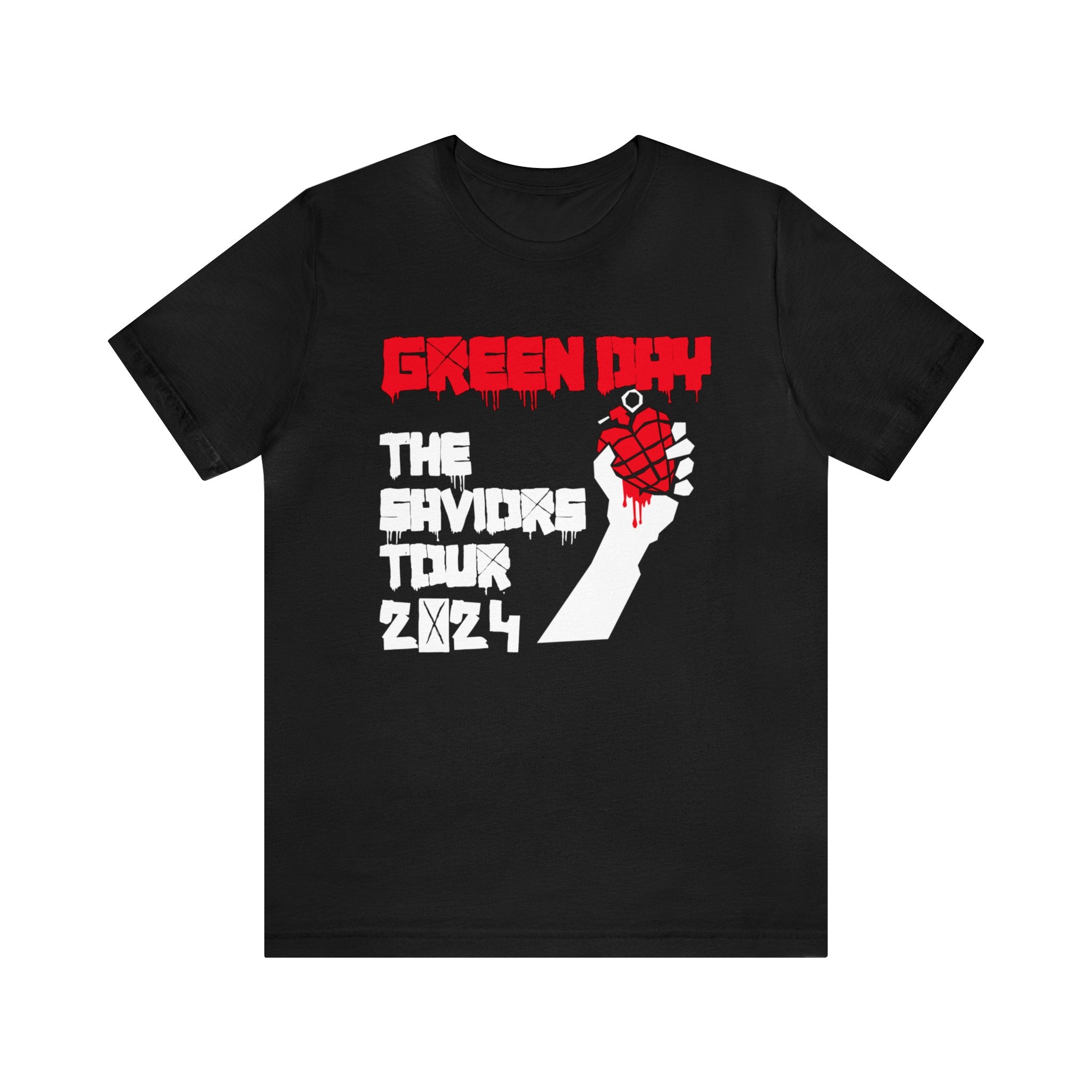 The Saviors Tour 2024 Grenade (Green Day) Unisex Jersey Tee
