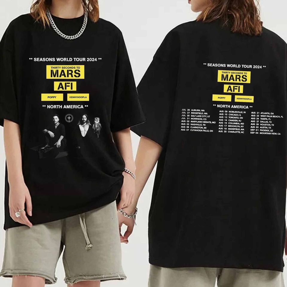 Thirty Seconds To Mars 2024 Tour North America Shirt