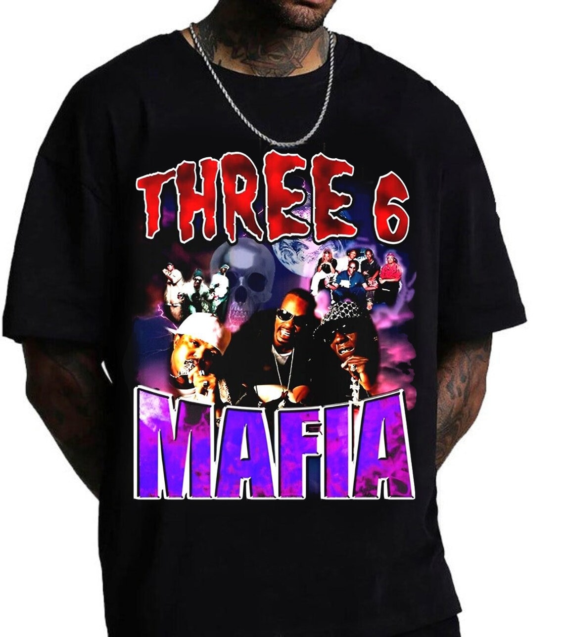 Three 6 Mafia Band Shirt, Fan Shirt, Classic Style Shirt
