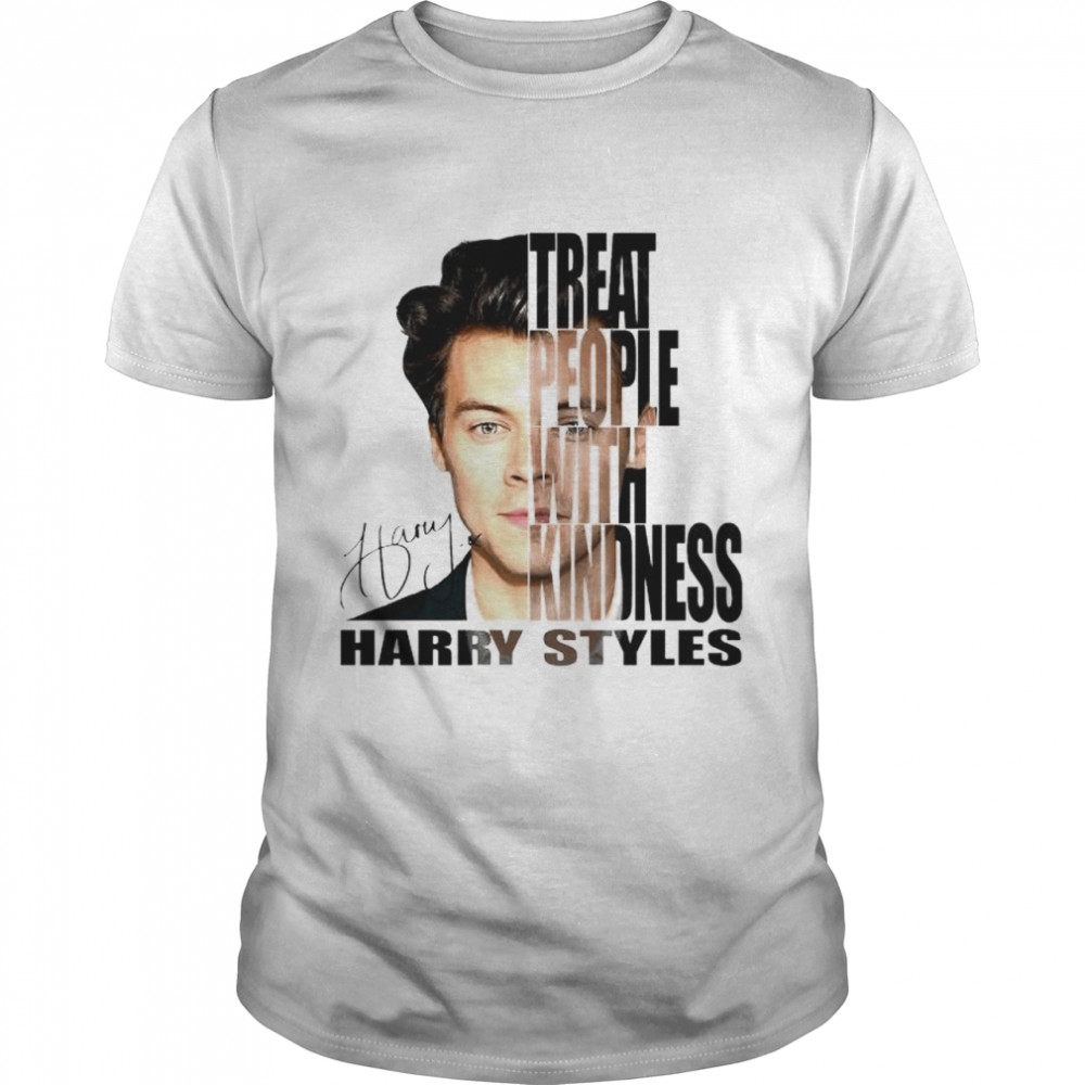 Treat People With Kindness Harry Styles Signatures Shirt, Premium Shirt