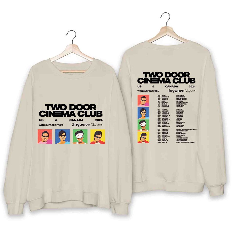 Two Door Cinema Club 2024 Tour Sweatshirt
