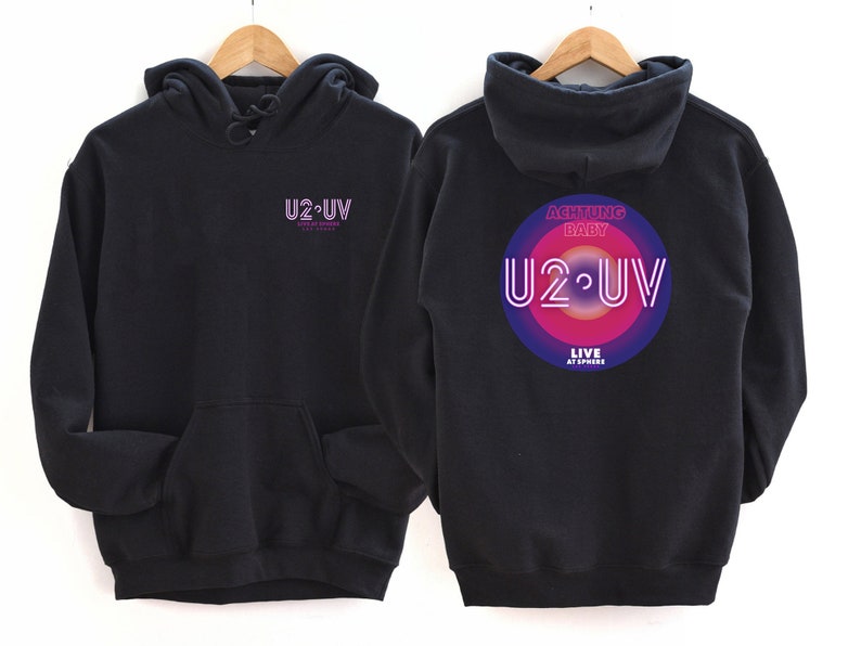 U2 Achtung Baby Live At Sphere Tour 2024 Hoodie, Tour Hoodie, Music Hoodie, Premium Hoodie, Unisex Hoodie