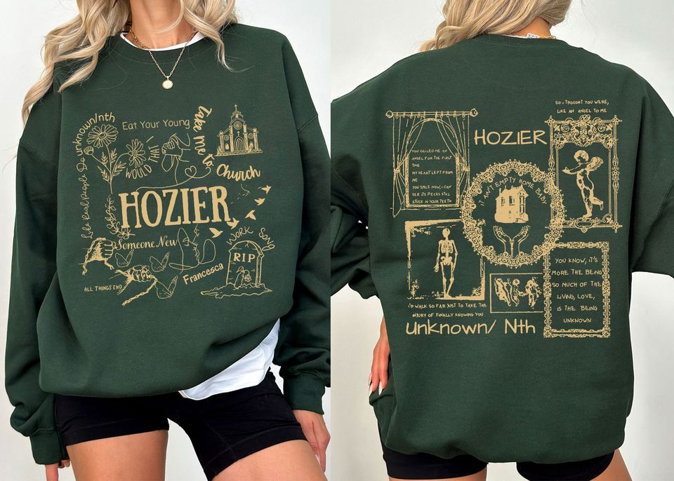 Unreal Unearth Hozier 2Side Sweatshirt, Hozier Tour 2024