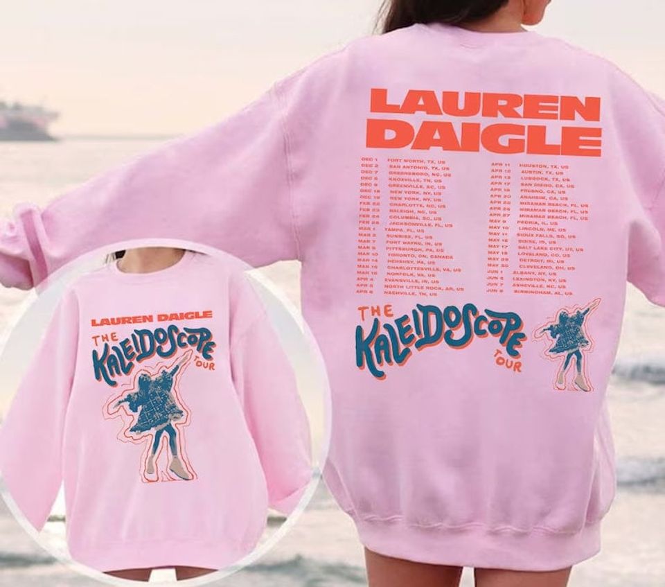 Vintage 2024 Lauren Daigle The Kaleidoscope Tour 2024 Sweatshirt