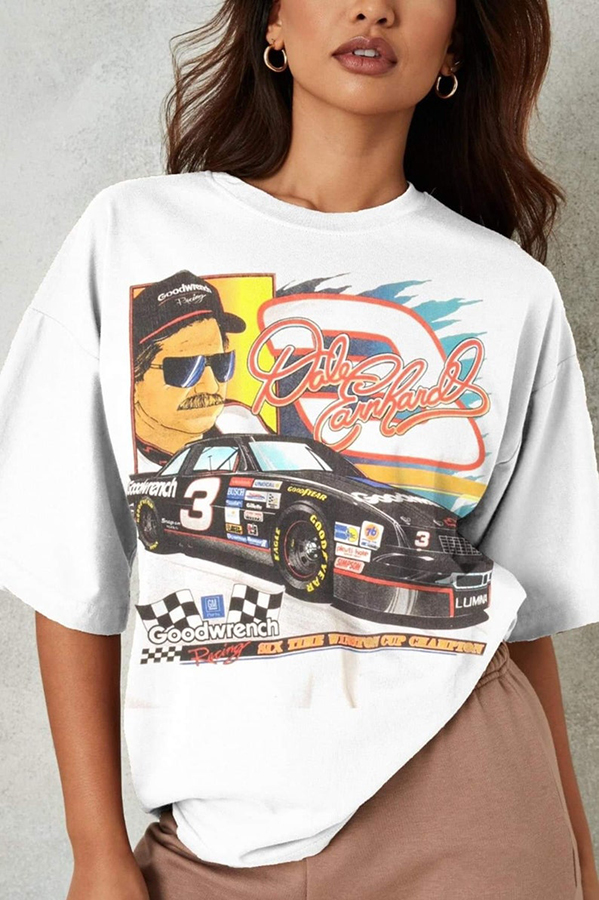 Vintage 90S Dale Earnhardt Nascar Racing T Shirt, Dale Earnhardt Shirt