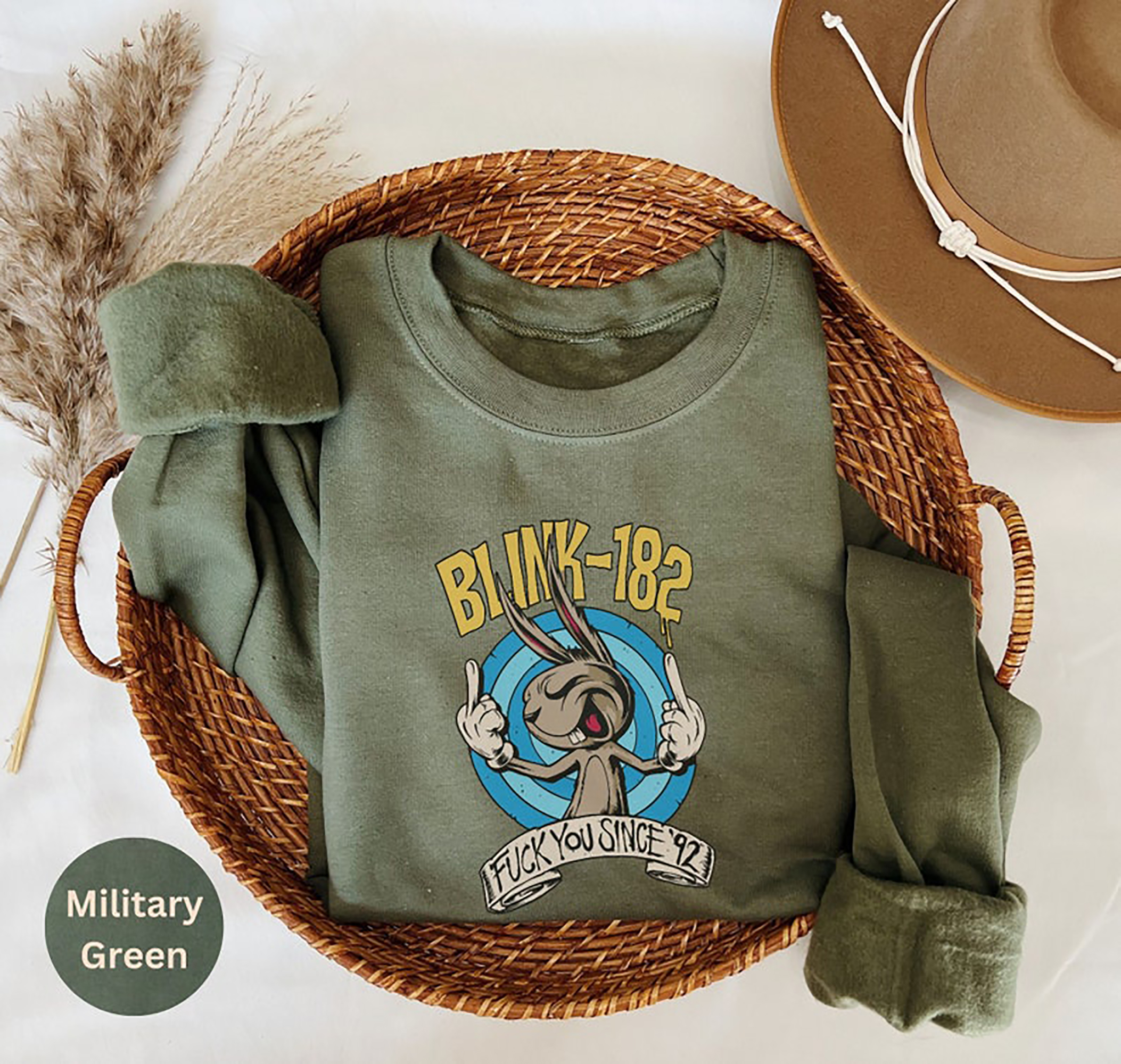 Vintage Blink 182 Sweatshirt, Blink 182 T Sweater, Blink 182 Rock Sweatshirt