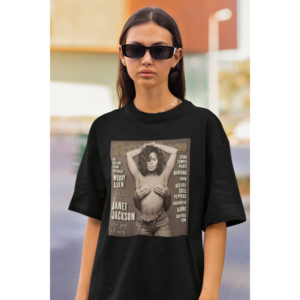 Vintage Janet Jackson World Tour Shirt, Music Tour Day Sweatshirt