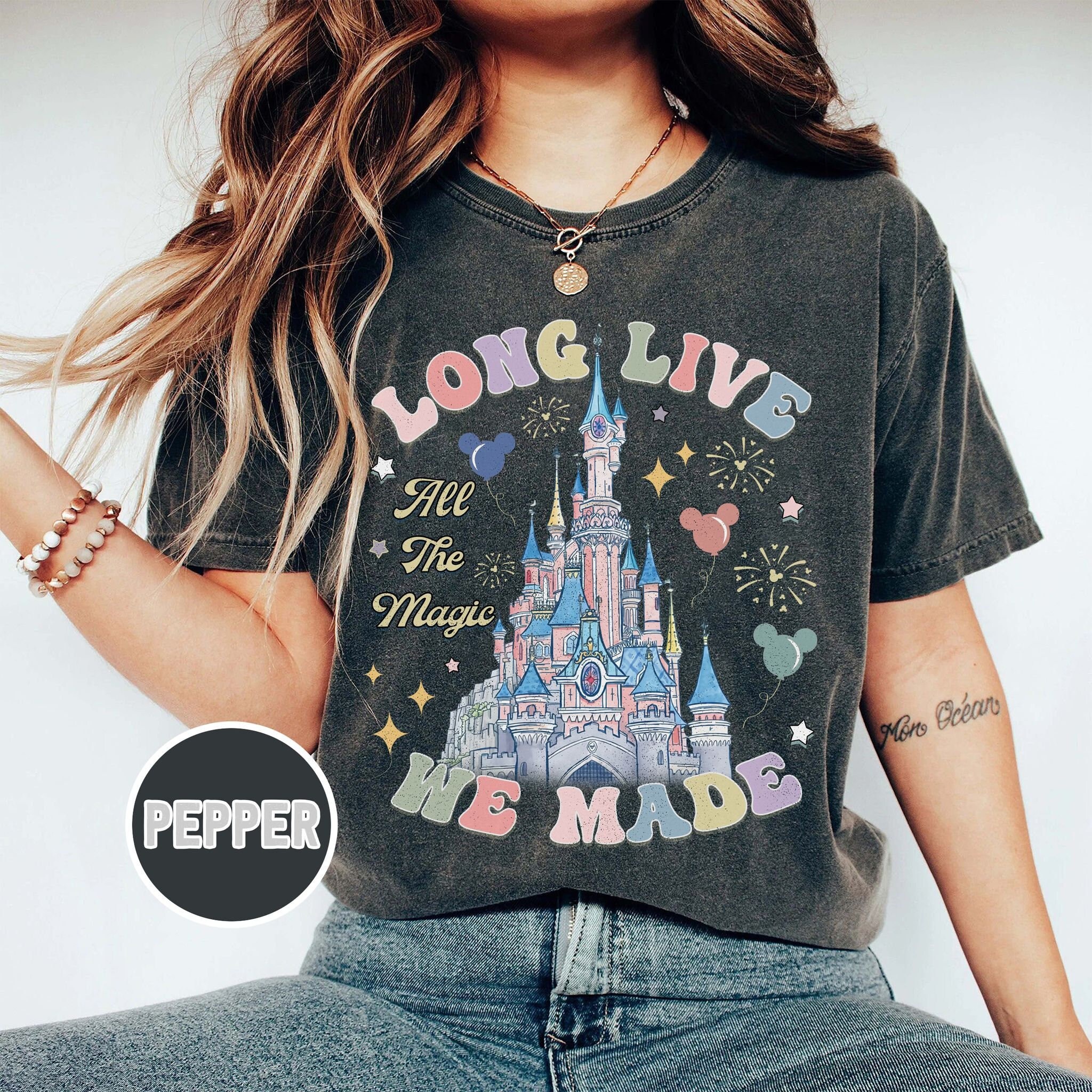Vintage Long Live All The Magic We Made Shirt, , Disney Tshirt