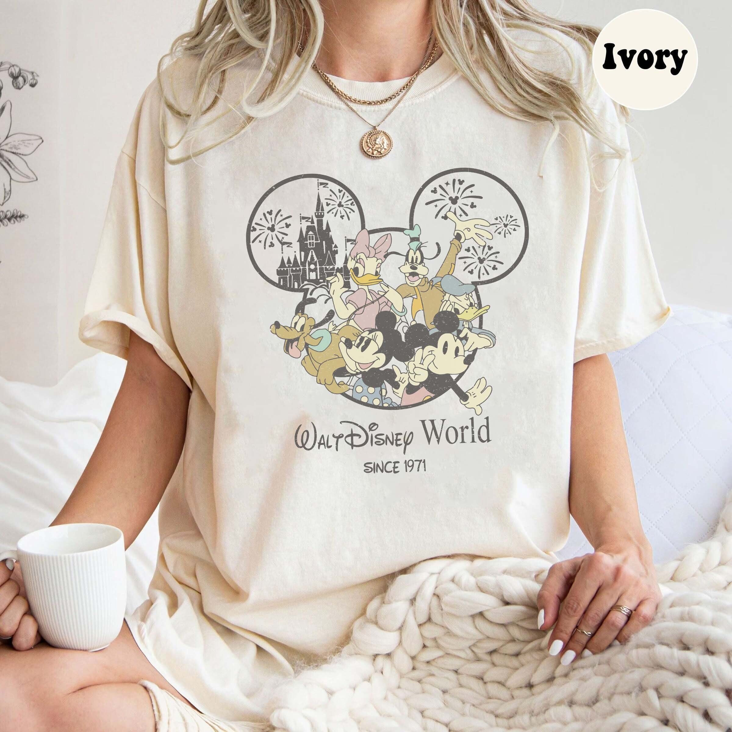 Vintage Mickey And Friends Disneyworld Est 1971 Shirt, Disney Tshirt