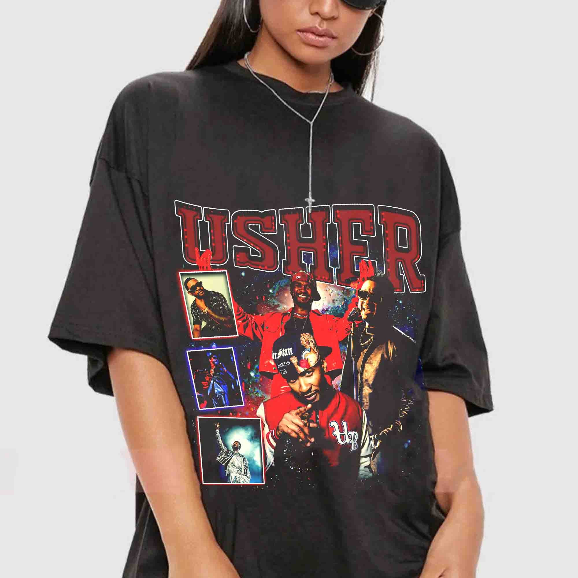 Vintage Usher 90S Shirt, Usher Shirt, Classic Style Shirt