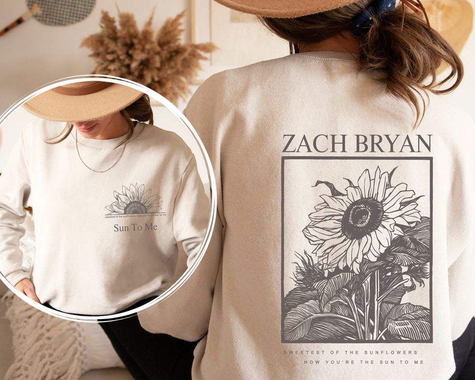 Vintage Zach Bryan Sun To Me Sweatshirt, Zach Bryan Tour Unisex Sweatshirt