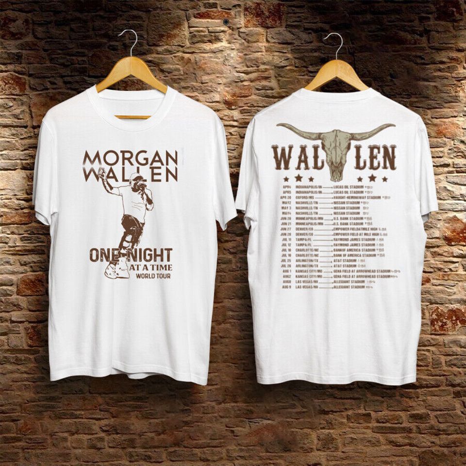 Wallen Western One Night At A Time Tour 2024 Shirt