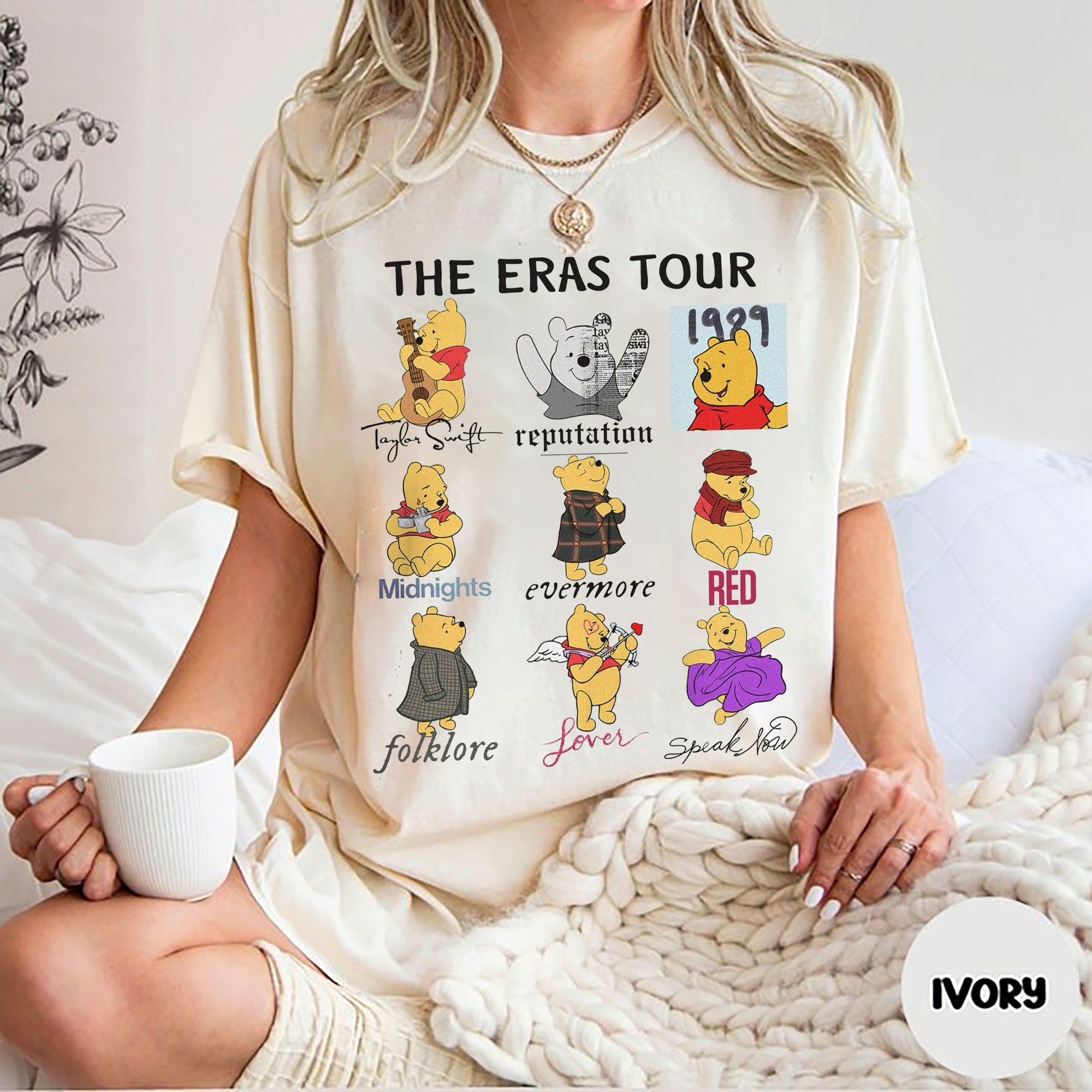 Winnie The Pooh Eras Tour Shirt, Disney Pooh Shirt, Disney Family Shirt, Disney Shirt