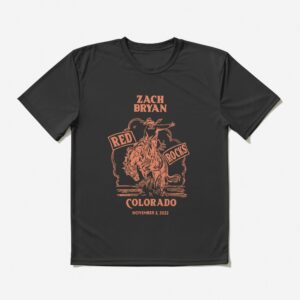 Zach Bryan Red Rocks T-Shirt Premium