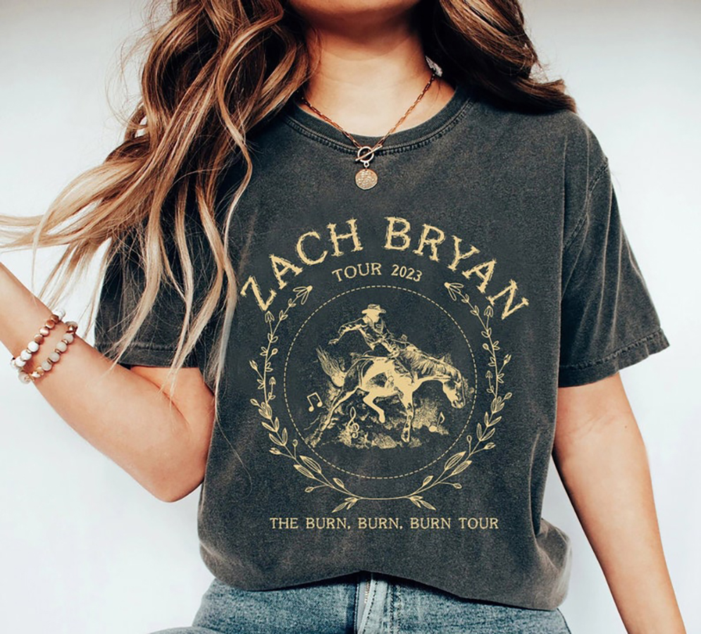 Zach Bryan Shirt, Zach Bryan Merch, Burn Burn Burn Tour Shirt, Zach Bryan Concert Shirt